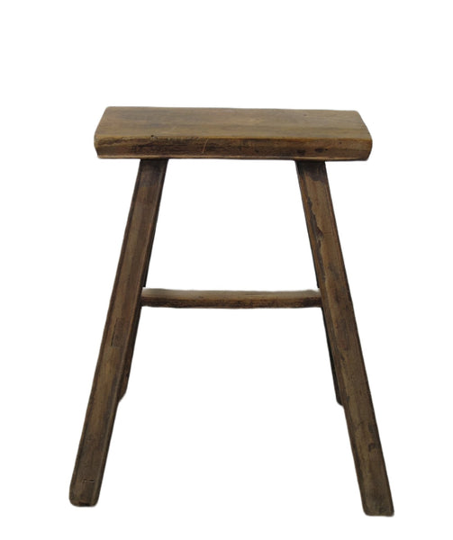 Vintage Chinese Farmer's Stool or Accent Table - Dyag East