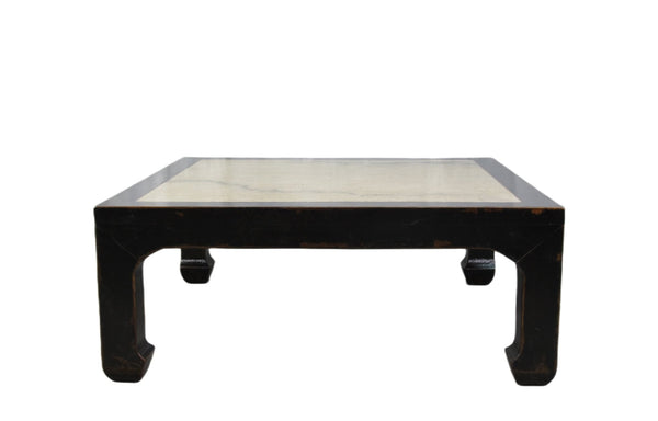 Vintage Marble Top Asian Coffee Table - Dyag East