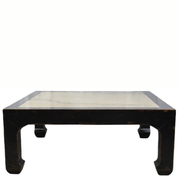 Vintage Marble Top Asian Coffee Table - Dyag East