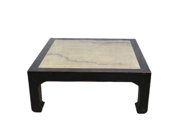 Vintage Marble Top Asian Coffee Table - Dyag East