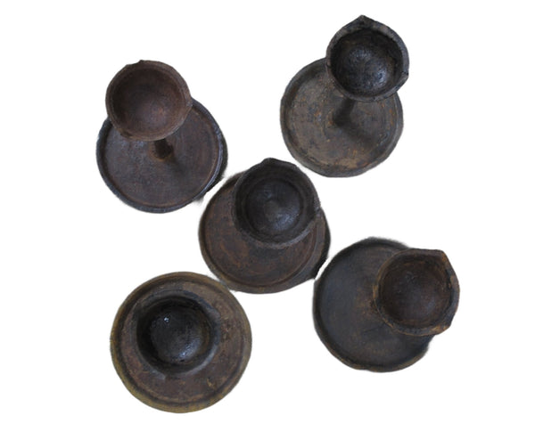 Vintage Oil Burner or Candle Holder, Set of 5 - Dyag East
