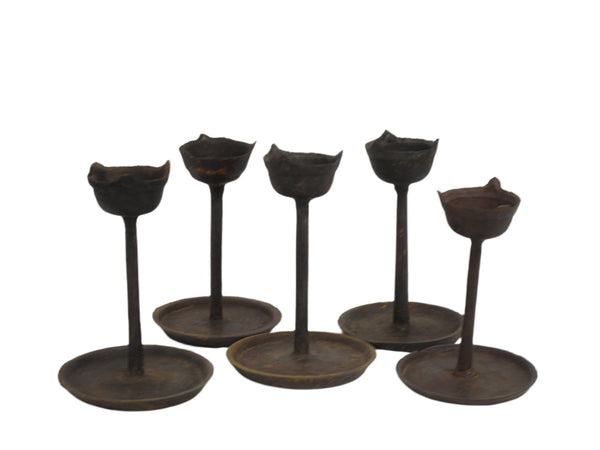 Vintage Oil Burner or Candle Holder, Set of 5 - Dyag East