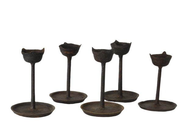 Vintage Oil Burner or Candle Holder, Set of 5 - Dyag East