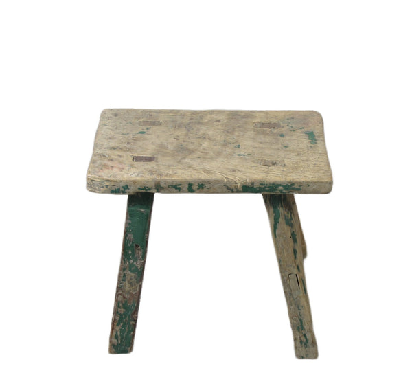 Vintage Shandong Farmer's Stool or Accent Table - Dyag East