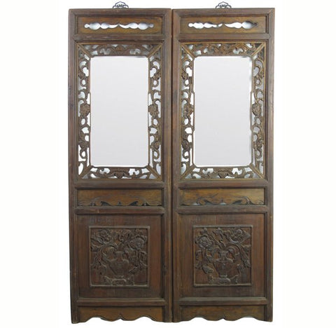 Wall Mirror with Hand Carved Frame - Dyag East