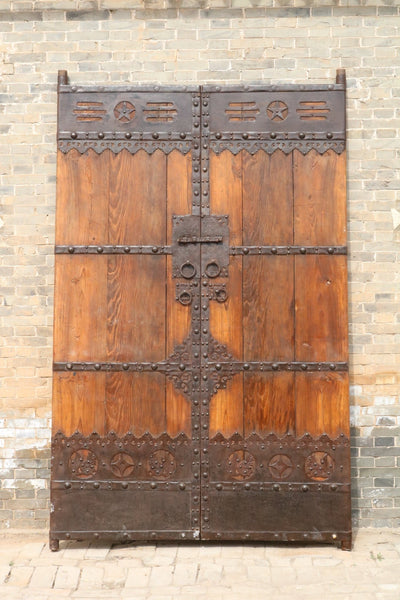 Z - Large Star Vintage Chinese Gate Door - Dyag East