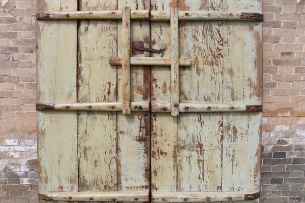 Z - Large Star Vintage Chinese Gate Door - Dyag East