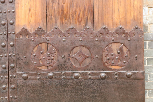 Z - Large Star Vintage Chinese Gate Door - Dyag East