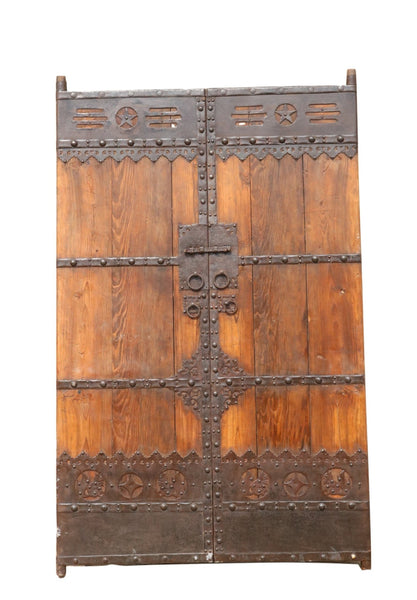 Z - Large Star Vintage Chinese Gate Door - Dyag East