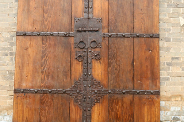 Z - Large Star Vintage Chinese Gate Door - Dyag East
