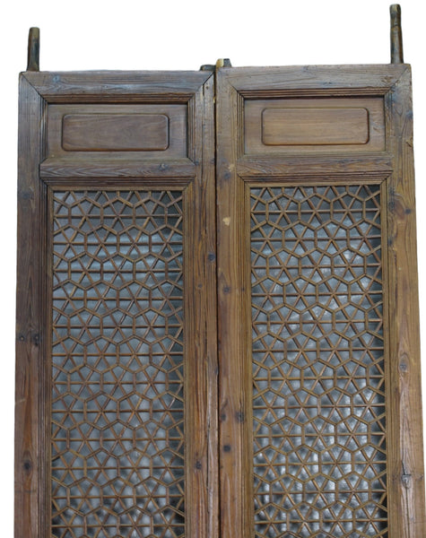 Z - Pair of Hexagonal Screen Door Panel - Dyag East