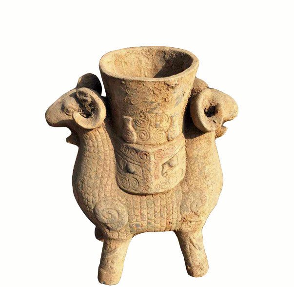 Z - Terra Cotta Double Ram Head - Dyag East