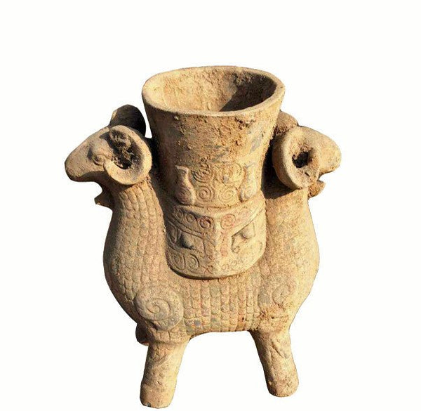 Z - Terra Cotta Double Ram Head - Dyag East